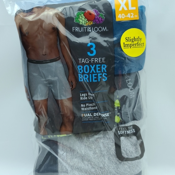 Fruit of the Loom Men's Tag- Free Assorted Boxer B - Picture 8 of 12